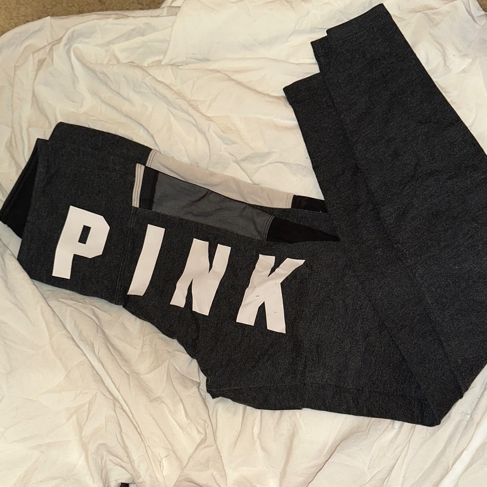 PINK Victoria's Secret Dark Gray Leggings